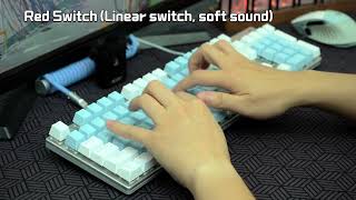 Which typing sound do you prefer? #typing #keyboard #asmr #foryou