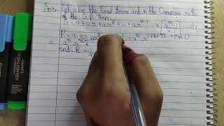 If S be the sum, P the product and R the sum of the reciprocals of n terms of a G.P, prove that...