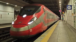 Frecciarossa 1000 in transito a Bologna Centrale AV