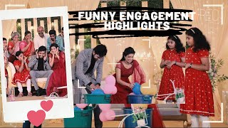 Engagement Highlights 💍🥰 | Funny Games | Ebin♥️Aiby | Kerala Christian Betrothal