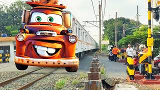 OALAHH !!! TERNYATA LUCU JUGA YA JIKA KERETA BERUBAH BENTUK JADI TOW MATER