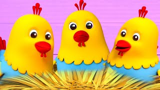 Five Fat Hens Jumping on the Bed Nursery Rhyme & More Songs for Children