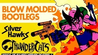 Black Tub Bootlegs -E14- Blow Molded ThunderCats, SilverHawks and X-Men Power Heroes