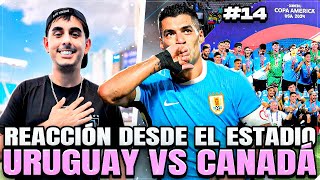 Reaccion Uruguay Canada Copa América 2024 en el estadio