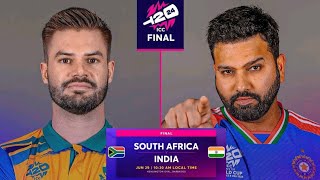 India vs South Africa Final Match. ICC T20 World Cup 2024. At Bridgetown West Indies. 2024/06/29....