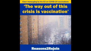 Clear EU messaging on vaccination