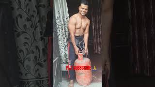 CHINUPS WORKOUT GAS CYLENDER 🔥🔥💪💪#shortvideo#viral PLZ SUBSCRIBE 🙏