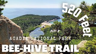 Beehive Trail - Acadia National Park - POV - Scary Hike not for the faint of heart