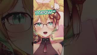 VTuber teaches cat language! #shorts