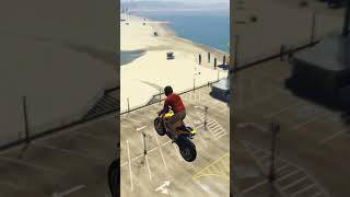 EKSPERIMEN MELOMPATI DERMAGA GTA 5 #shorts