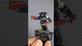 Black Templar Assault Intercesor Painting Progress! #warhammer #warhammer40k #40k #miniaturepainting