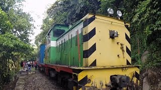 Jungle railway in Borneo