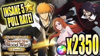 Bleach Brave Souls: New Year Special: Thousand-Year Blood War: Unveil - Zenith Summons - 2350 Orbs