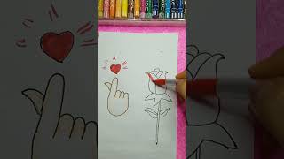 How to draw easy flower #youtubeshorts #trending #art #shorts #drawingideas #easydrawing #comedy #yt