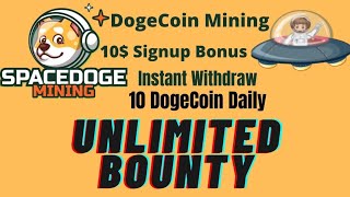 new DogeCoin Mining in mobile | how to mine DogeCoin 2021 | space Doge miner review