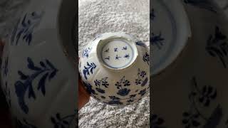 Antique Chinese Kangxi Blue and White Porcelain Chengua Mark