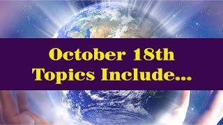 October18 Global Oneness Summit 2020 Topics