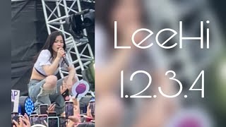 [FANCAM] 220731 이하이 (LeeHi) - '1.2.3.4' in London