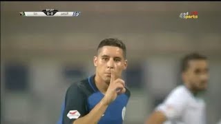 هدف عالمي صاروخي للاعب المغربي عبد العزيز برادة مع فريقه |  14-10-2017