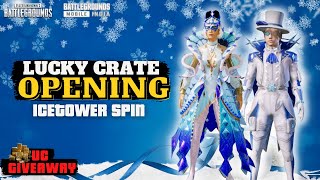 MYTHIC IN EVERY SPIN | Ice Tower Lucky Spin | PUBG MOBILE🔥 | BGMI