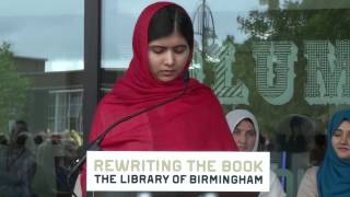 Malala Yousafzai opens the Library of Birmingham - Full Speech