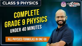 All Physics Formulas in One Go | Mindmap and Formula Sheet for Class 9 Science CBSE