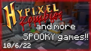 gb80 plays Hypixel Zombies and more SPOOKY games!! | 10/6/22 gamerboy80 VODS