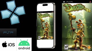 Daxter - PSP Emulator - iPhone Pro Max - iOS Android 4K Mobile Gameplay Walkthrough - PPSSPP