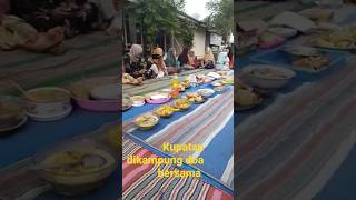 kupatan dikampung makan bersama tradisi Jawa setelah hari raya idul Fitri#shorts