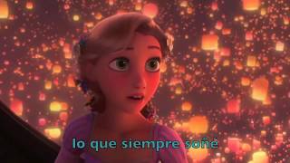 Karaoke POR FIN YA VEO LA LUZ - con la voz de Rapunzel