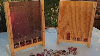 Party/Drinking Bottle Top Plinko game From Scrap Wood #014