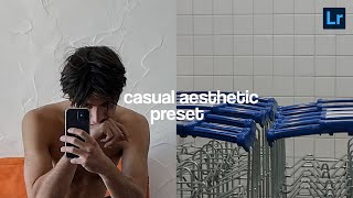 Casual Aesthetic Feed preset | Instagram feed | lightroom free presets