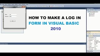 log in form | visual basic 2010