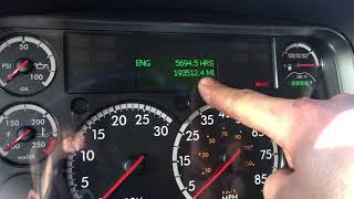 Program mileage/odometer freightliner M2 - constant chime