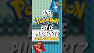 QUEL Pokémon est LE PLUS FORT DANS la 1G ? (selon les stats de base)