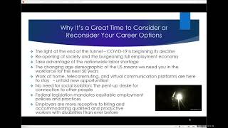 Recharging Resiliency Together: Recharging Your Career as We Look Ahead to the Post-COVID Era