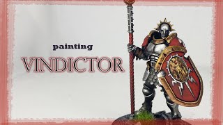 Painting a Stormcast Eternal Vindictor with an alternative color scheme!