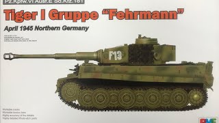 UNBOXING Tiger I Gruppe “Fehrmann” by RYEFIELD MODEL (Pz.Kpfw.VI Ausf.E Sd.Kfz.181)