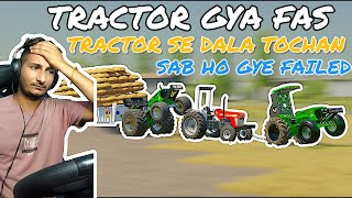 farming simulator 22 Indian mod challenge Hindi tractor gya fas sabhi tractor ho gye failed