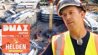 Dach wie ein Fußballstadion! | Helden der Baustelle | DMAX Motor