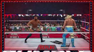 JINDER MAHAL vs SETH "FREAKIN" ROLLINS WWE WORLD HEAVYWEIGHT CHAMPIONSHIP