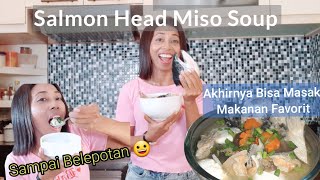 Ada Kepala Ikan Masak Seperti Ini//Sup Miso Kepala Ikan Salmon Segar Dan Gurih