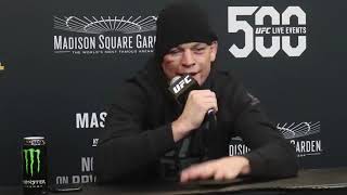 Nate Diaz UFC 244 Post Fight Press Conference