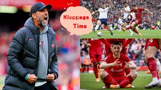 Kloppage Time : 94th min Jota goal clinches it for Liverpool against Spurs in a bonkers match