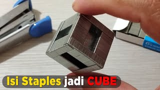 Ide Kreatif Cara Membuat Kotak Kubus dari Isi Staples