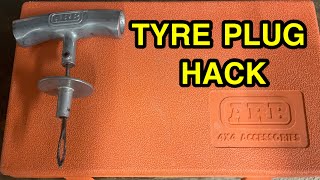 How to fix tyre plugs easily