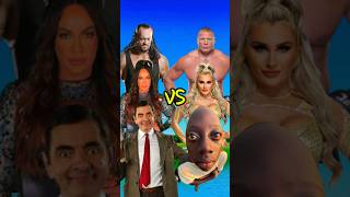 Brock Lesnar, Tangy, Tiffany Stratton VS Nia Jax, Mr Been, The Undertaker 👿 #comparison