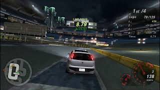 NFS Underground 2 - 125 lap race at Stadium Drift 1