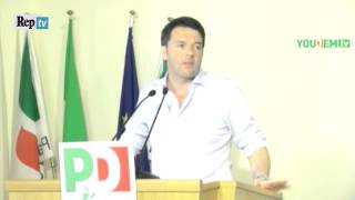 Lotta all'illegalità, Renzi: "Solidarietà a giornalista di Repubblica sotto scorta"