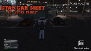 Gta5 JDM car meet FT "Flush Family" #GTA5 #JDMcarmeet #GTA5CARMEET